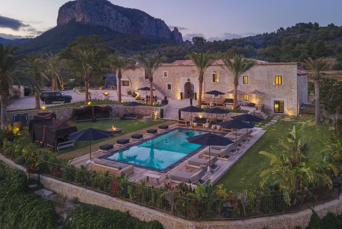 exclusive villa in Mallorca mountains