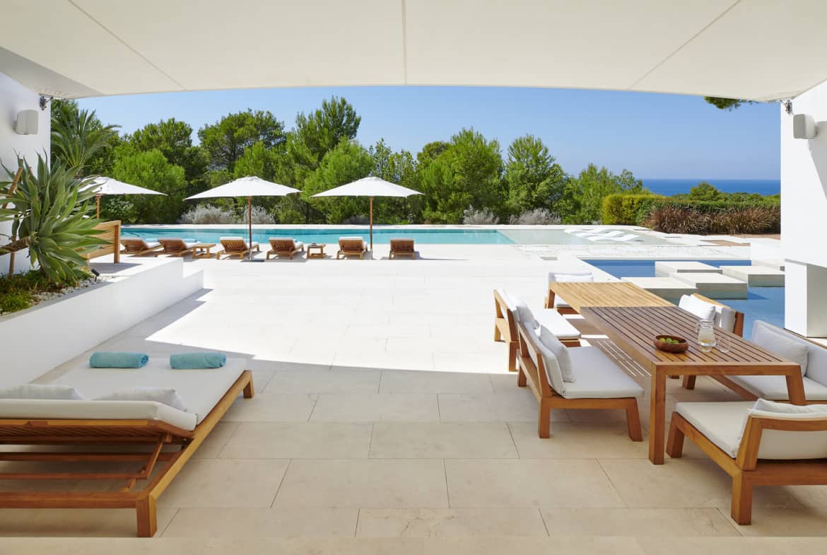 modern luxury villa ibiza, modern luxury villa, villa calm ibiza