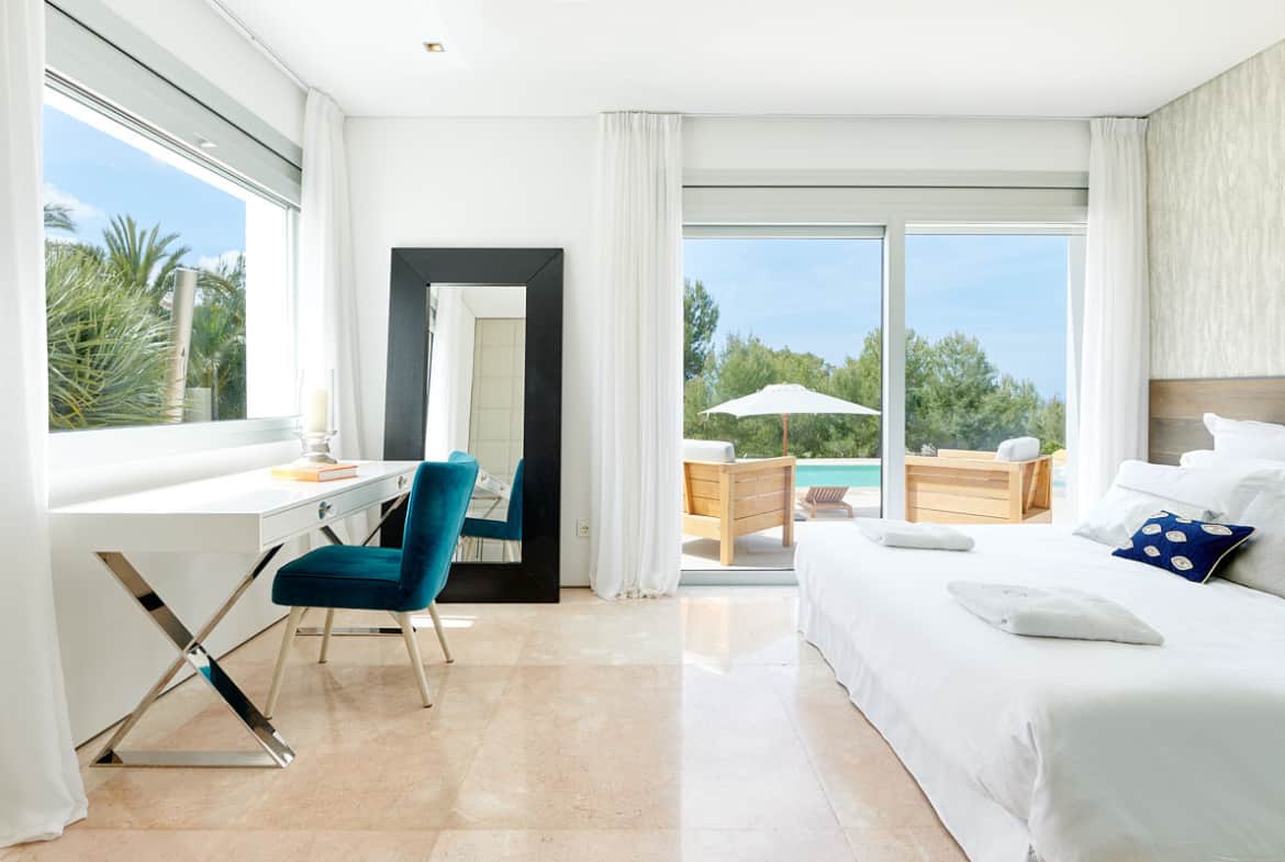modern luxury villa ibiza, modern luxury villa, villa calm ibiza