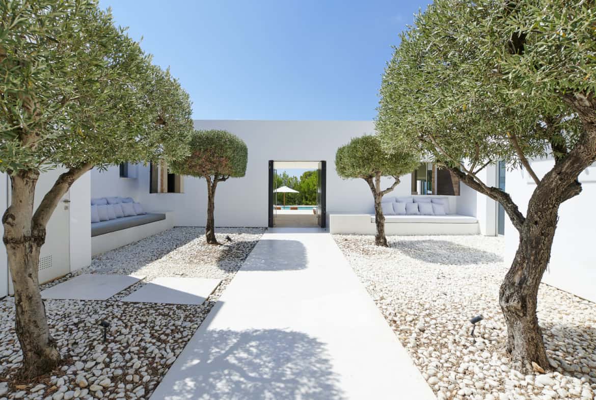 modern luxury villa ibiza, modern luxury villa, villa calm ibiza